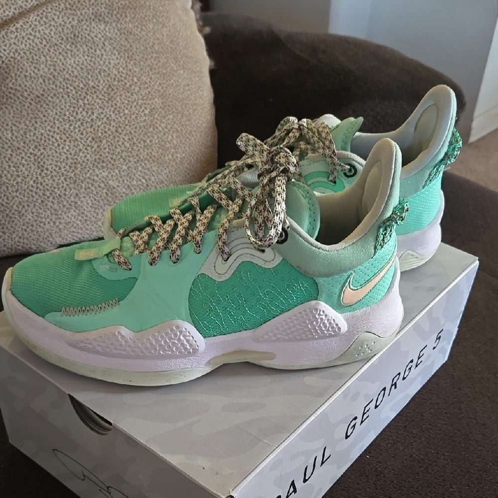 Nike Paul George 5 Mint Green Sneakers
